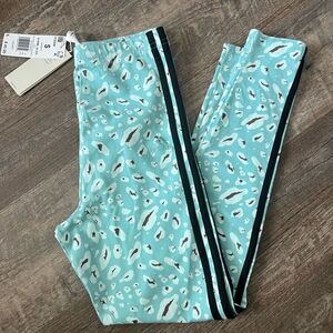 Adidas 3- Stripe Animal Print Leggings- Size Small